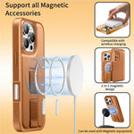 CASENEO For iPhone 16 Plus Magnetic Case RFID Blocking Wallet Detachable Leather Phone Cover with Wristband