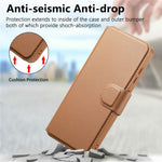 CASENEO Til Samsung Galaxy S25+ Magnetisk Etui RFID Blokerende Pung Aftageligt Læder Telefoncover med Håndrem