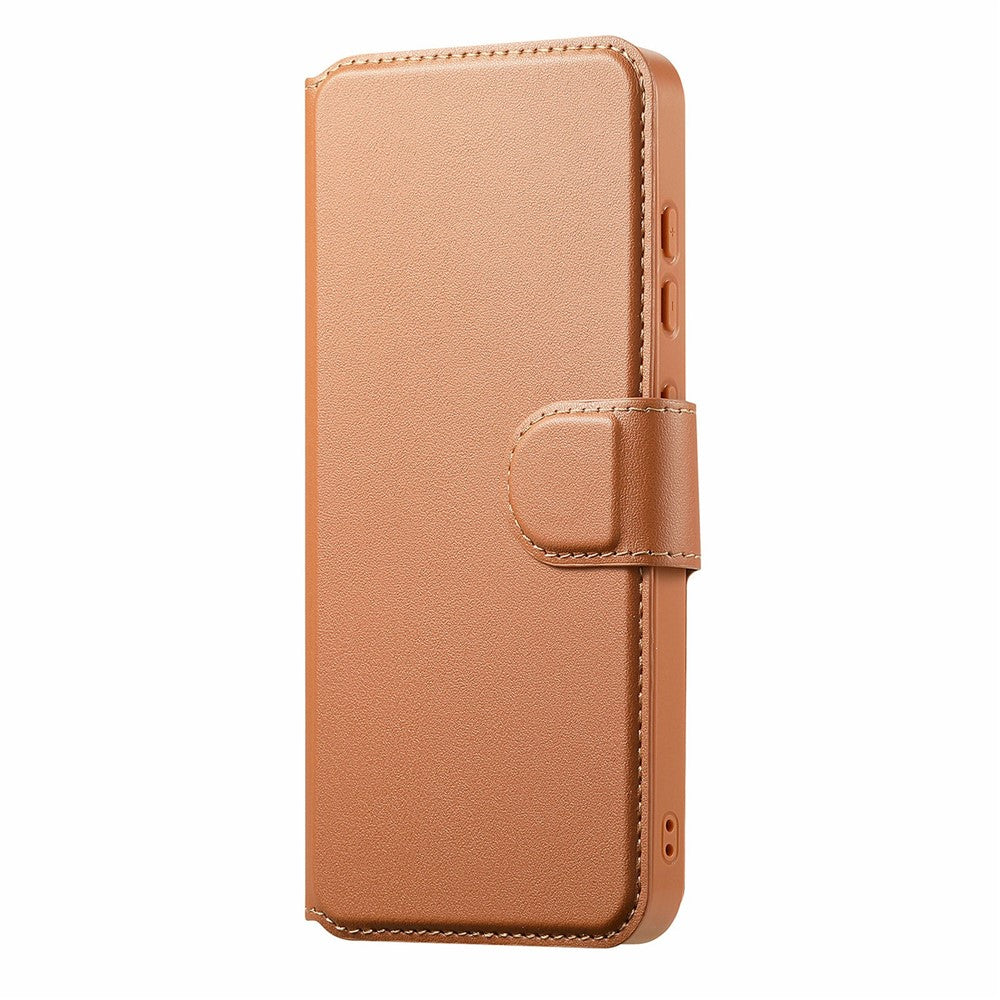 CASENEO Til Samsung Galaxy S25+ Magnetisk Etui RFID Blokerende Pung Aftageligt Læder Telefoncover med Håndrem
