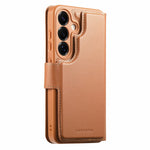CASENEO Til Samsung Galaxy S25+ Magnetisk Etui RFID Blokerende Pung Aftageligt Læder Telefoncover med Håndrem