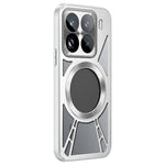 For Xiaomi 15 Pro Magnetic Case Hollow Heat Dissipation PC + Silicone Phone Cover