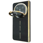 For Huawei Mate X6 Magnetic Case PU + PC Phone Cover Built In Screen Protector with Lens Kickstand