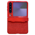 For Huawei Pura X Case Hinge Protection Rhinestone Glitter PC Phone Cover
