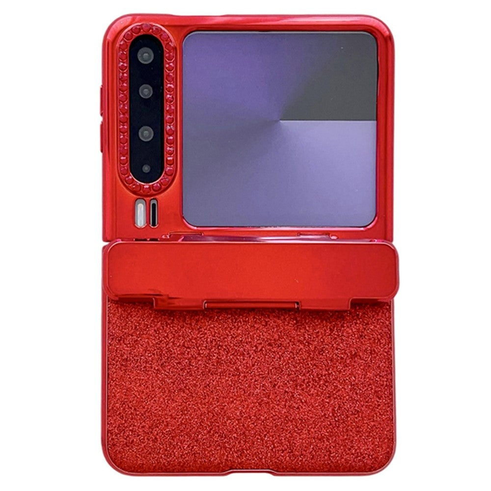 For Huawei Pura X Case Hinge Protection Rhinestone Glitter PC Phone Cover
