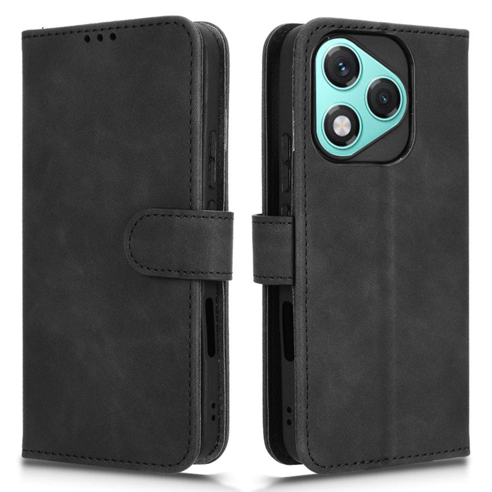 For Honor 400 Lite 5G Leather Case Skin Feel Anti Drop Wallet Flip Phone Cover