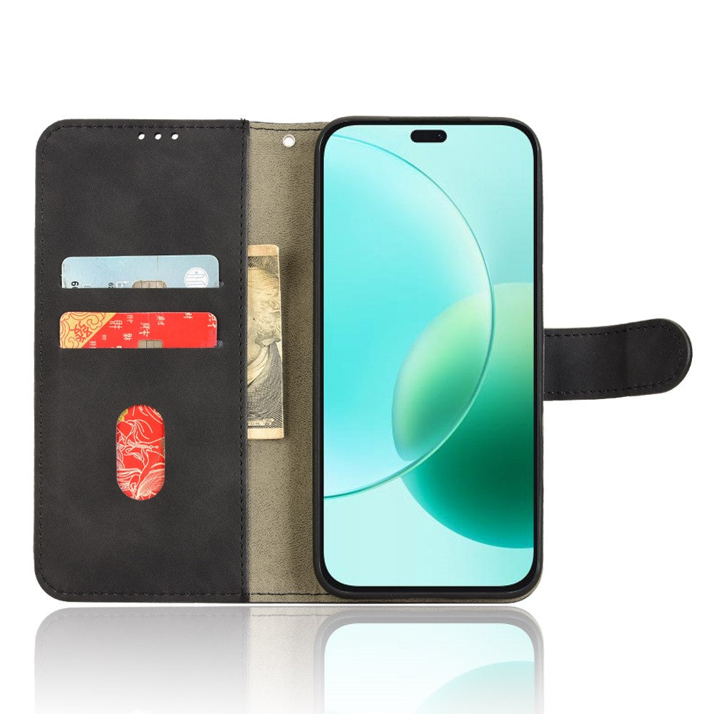 For Honor 400 Lite 5G Leather Case Skin Feel Anti Drop Wallet Flip Phone Cover