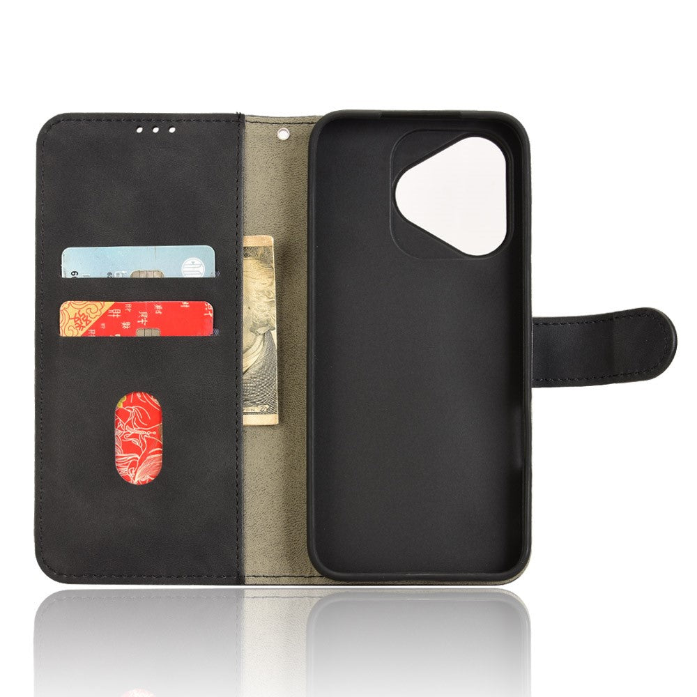 For Honor 400 Lite 5G Leather Case Skin Feel Anti Drop Wallet Flip Phone Cover