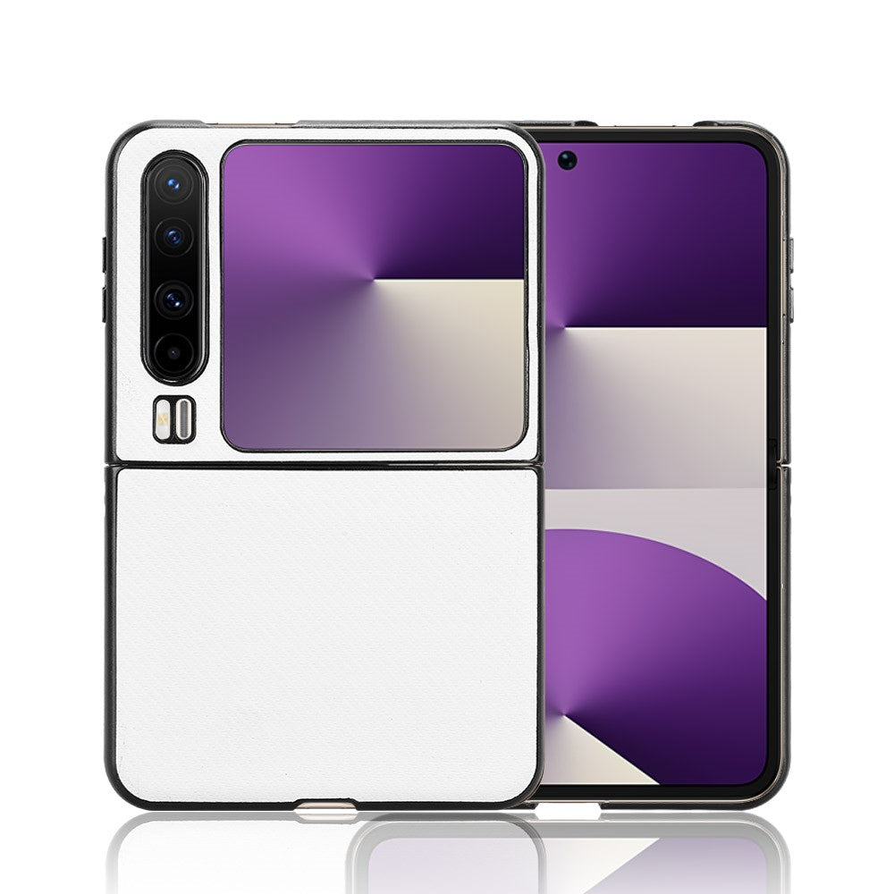 For Huawei Pura X Case Carbon Fiber Texture Shockproof PU + PC Phone Cover