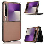 For Huawei Pura X Case Carbon Fiber Texture Shockproof PU + PC Phone Cover