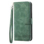 DIERFENG DF-03 For Honor X8c 4G Case Lines Imprint Wallet Leather Phone Cover