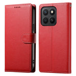 For Honor X8c 4G Stand Case Litchi Texture Leather Wallet Phone Cover Magnetic Snap