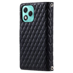 Style 012 til Honor 400 Lite 5G etui med lynlåslomme, glimmerlædercover