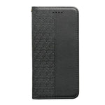 For Xiaomi Redmi Note 14S 4G Wallet Phone Case Checkered Pattern Imprint Leather Flip Cover with Wrist Strap