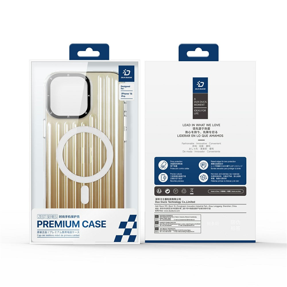DUX DUCIS Zest Series For iPhone 16 Pro Case Compatible with MagSafe Gradient TPU + PET Phone Cover