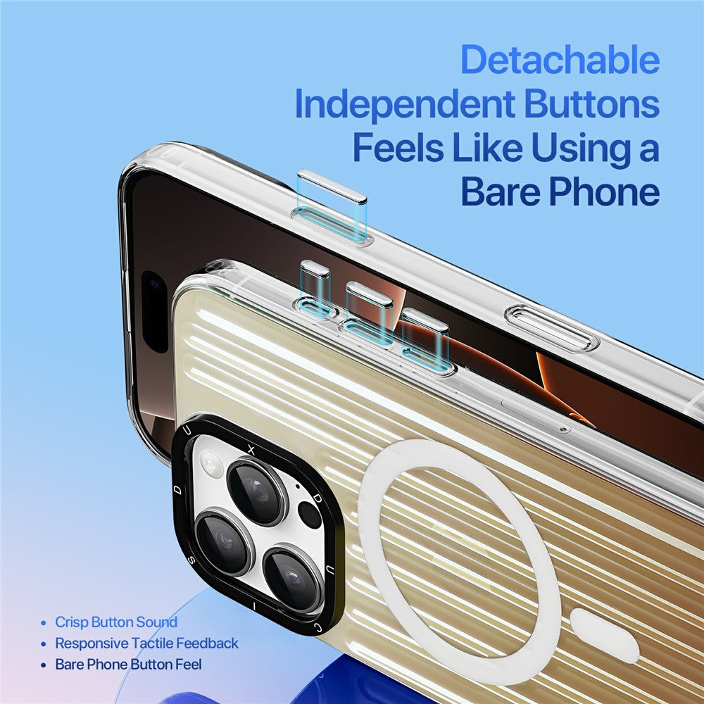 DUX DUCIS Zest Series For iPhone 16 Pro Case Compatible with MagSafe Gradient TPU + PET Phone Cover