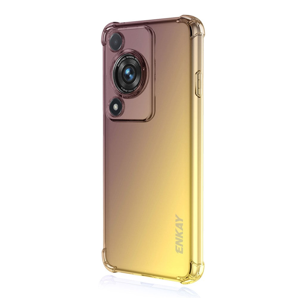 ENKAY For Huawei Enjoy 70 / Huawei nova Y72 4G TPU Case  Thickened Four Corner Drop-proof Phone Back Cover