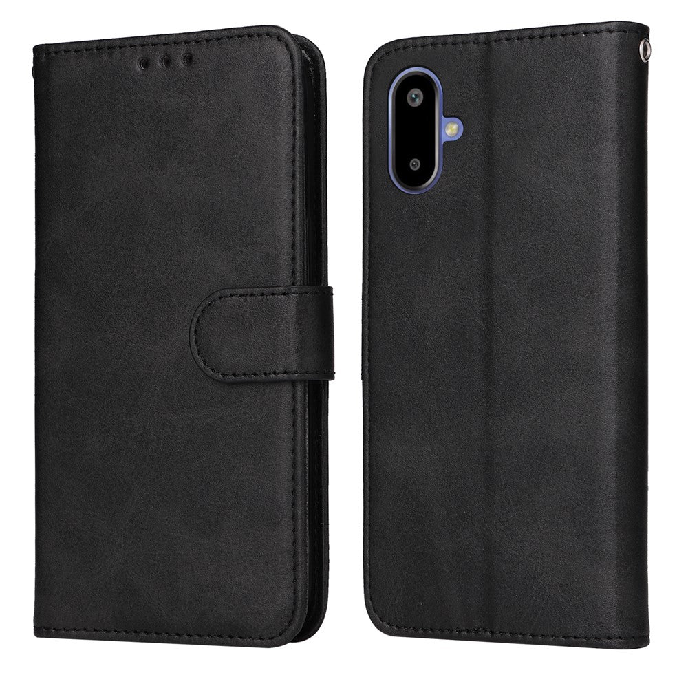 Til Samsung Galaxy F06 5G Etui Pung PU Læder Folio Flip Telefon Cover