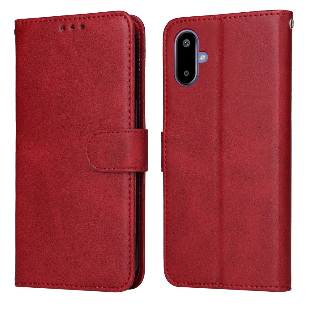 Til Samsung Galaxy F06 5G Etui Pung PU Læder Folio Flip Telefon Cover