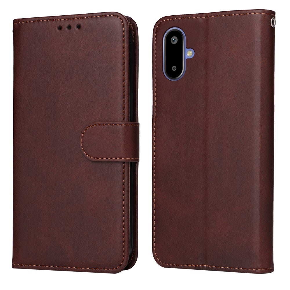 Til Samsung Galaxy F06 5G Etui Pung PU Læder Folio Flip Telefon Cover