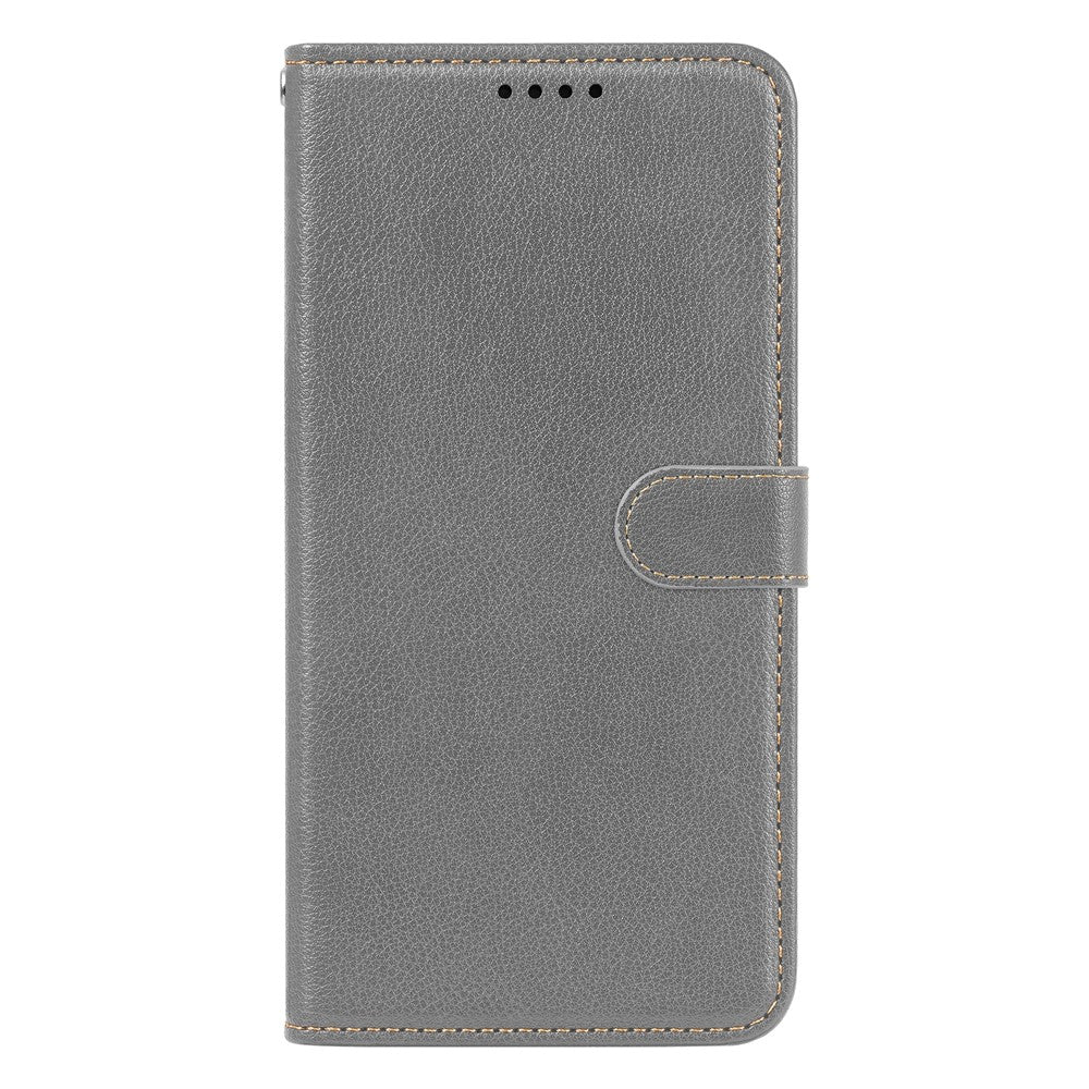 For Samsung Galaxy A06s Case RFID Blocking Wallet Litchi Texture Leather Phone Cover Magnetic Clasp