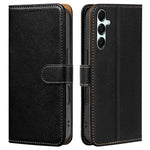 For Samsung Galaxy A06s Case RFID Blocking Wallet Litchi Texture Leather Phone Cover Magnetic Clasp