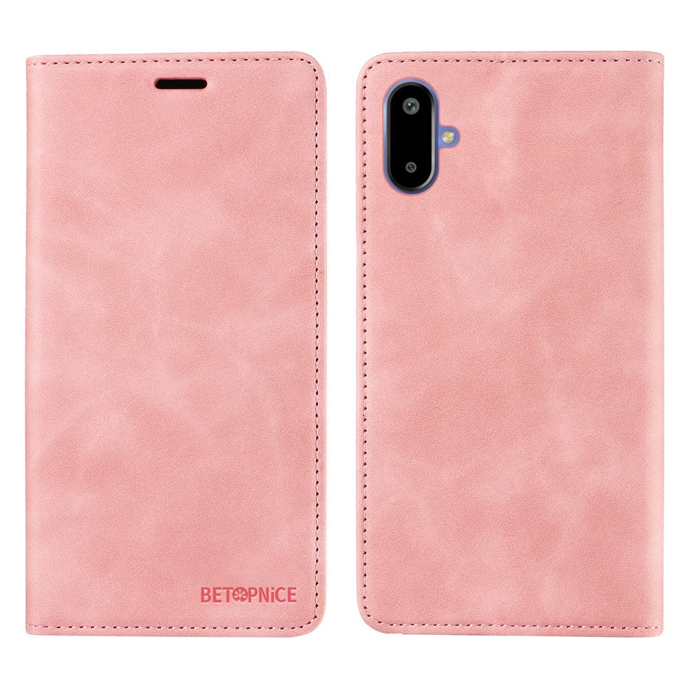 BETOPNICE For Samsung Galaxy F06 5G Case  Magnetic Closure RFID Blocking Wallet Stand Leather Phone Cover