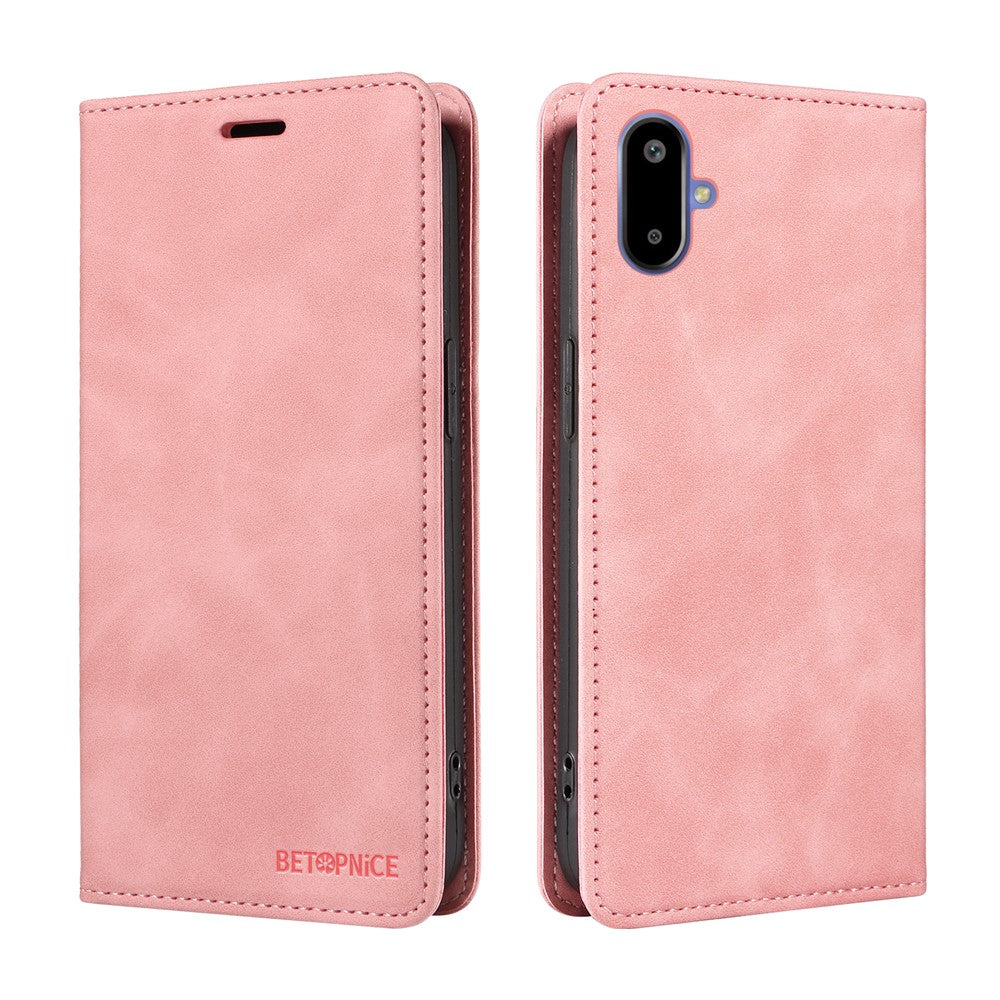 BETOPNICE For Samsung Galaxy F06 5G Case  Magnetic Closure RFID Blocking Wallet Stand Leather Phone Cover