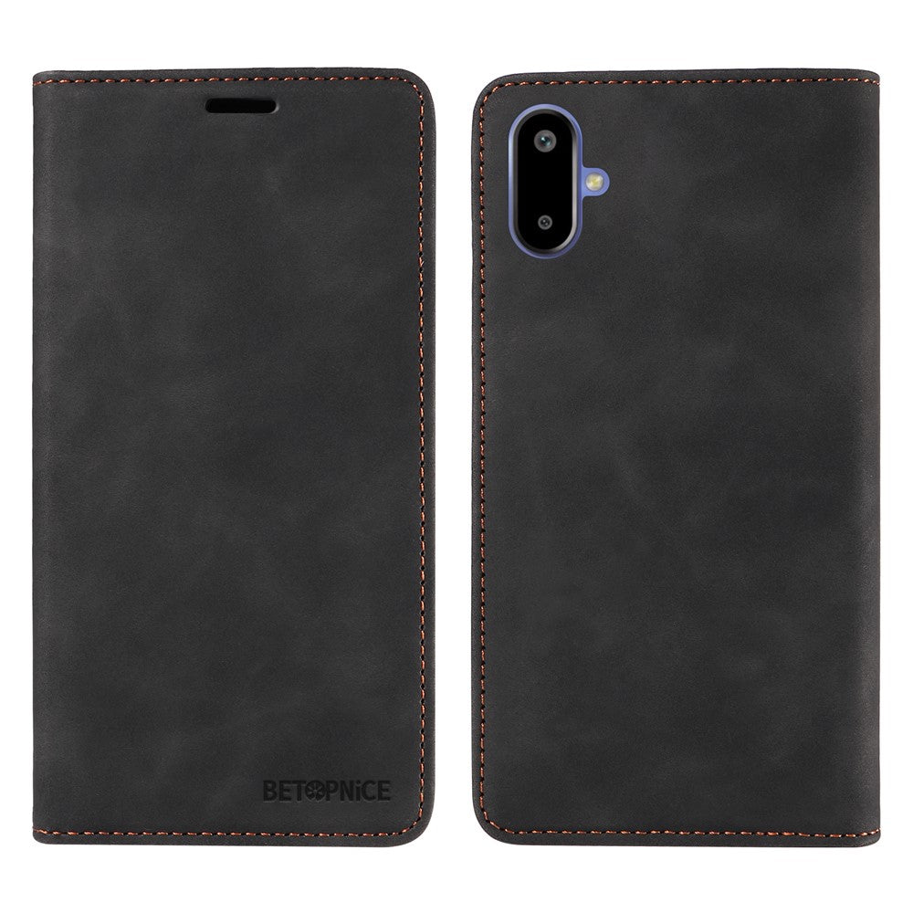 BETOPNICE For Samsung Galaxy F06 5G Case  Magnetic Closure RFID Blocking Wallet Stand Leather Phone Cover