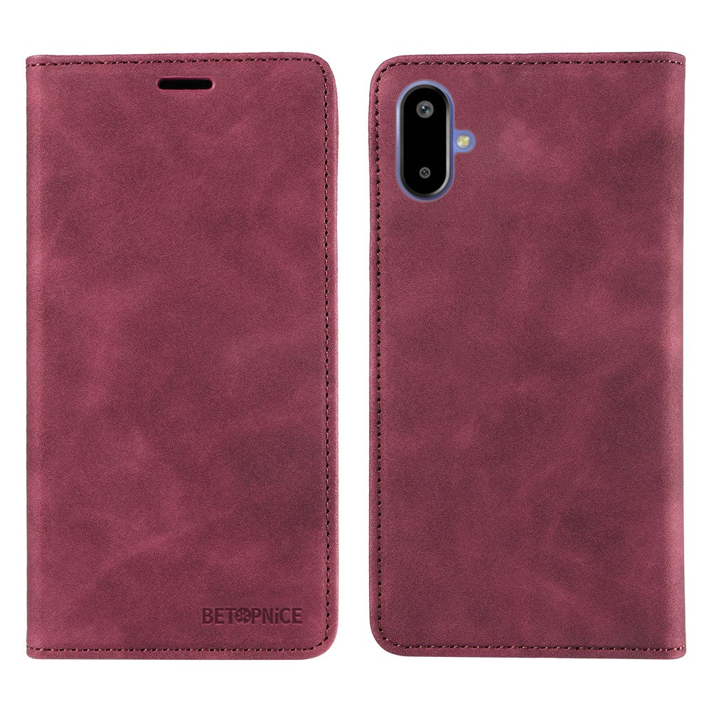 BETOPNICE For Samsung Galaxy F06 5G Case  Magnetic Closure RFID Blocking Wallet Stand Leather Phone Cover