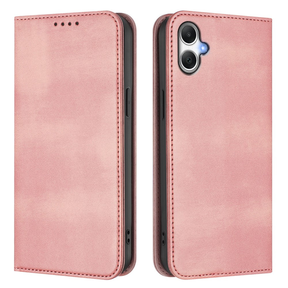 Samsung Galaxy A06 5G / Galaxy A06 4G Plånboksfodral Retro Textur RFID-blockerande läderfodral