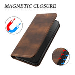 For Samsung Galaxy A25 5G (Global) (161.0 x 76.5 x 8.3mm) Wallet Cases Retro Texture RFID Blocking Leather Phone Cover