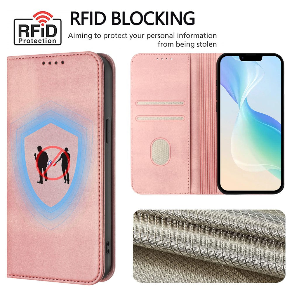 For Xiaomi Redmi Note 14 Pro+ 5G Wallet Cases Retro Texture RFID Blocking Leather Phone Cover