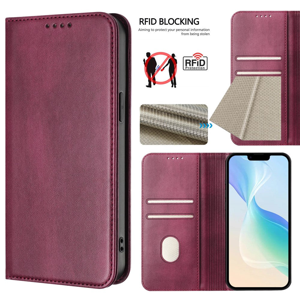 For Xiaomi Redmi Note 14 Pro 5G Wallet Cases Retro Texture RFID Blocking Leather Phone Cover