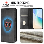 For Samsung Galaxy S23 Wallet Cases Retro Texture RFID Blocking Leather Phone Cover