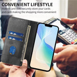 For Samsung Galaxy S23 Wallet Cases Retro Texture RFID Blocking Leather Phone Cover