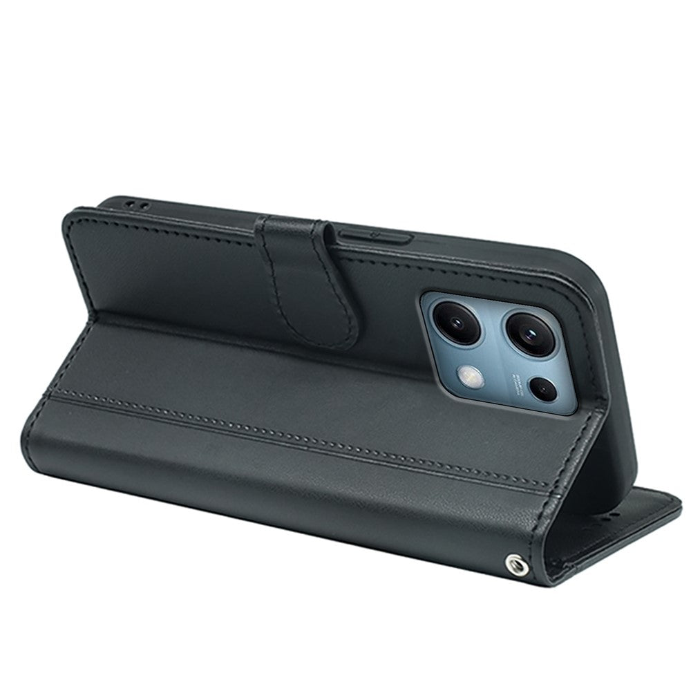 For Xiaomi Redmi Note 14S 4G Wallet Case Magnetic Snap Leather Phone Cover with Strap