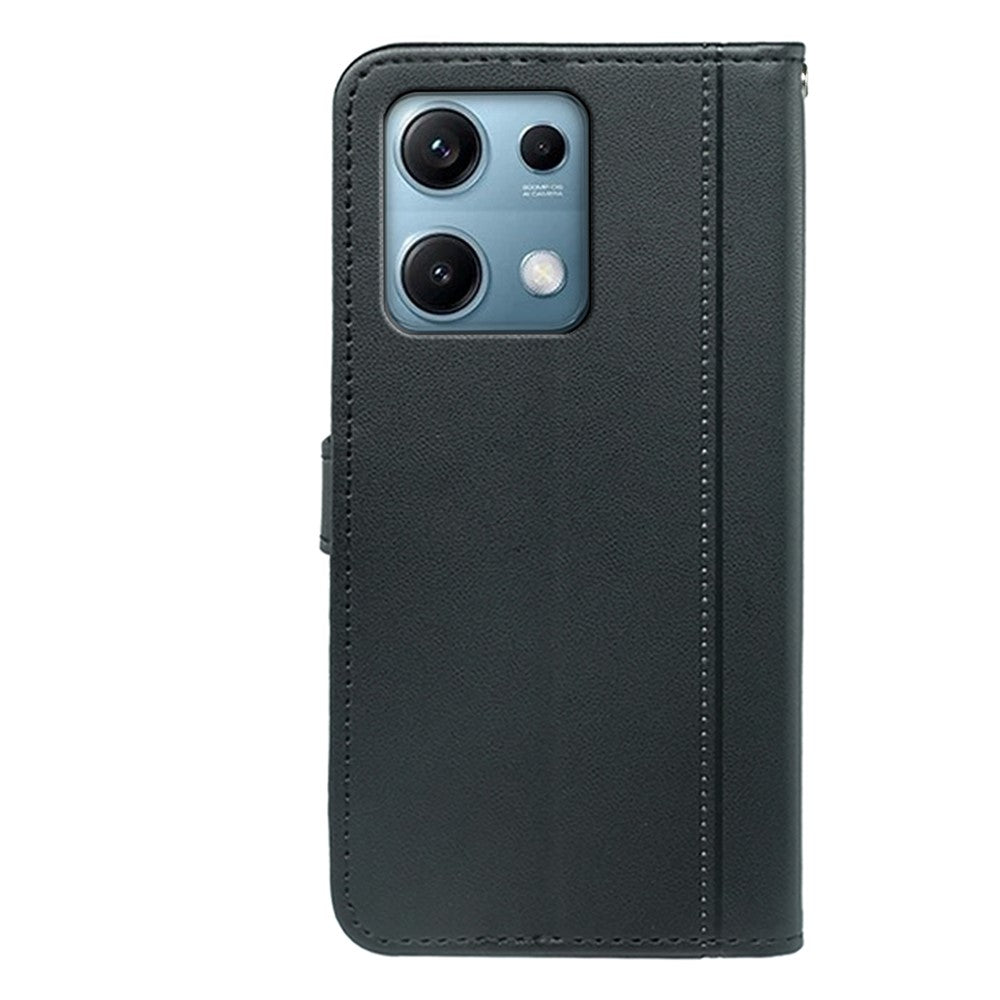 For Xiaomi Redmi Note 14S 4G Wallet Case Magnetic Snap Leather Phone Cover with Strap