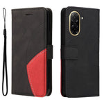 For Xiaomi Redmi A5 NFC (EU) (173.45mm) Leather Phone Case Stand Wallet with Bi-colour Splicing Design