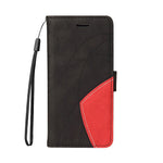 For Xiaomi Redmi A5 NFC (EU) (173.45mm) Leather Phone Case Stand Wallet with Bi-colour Splicing Design
