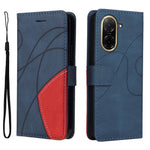 For Xiaomi Redmi A5 NFC (EU) (173.45mm) Leather Phone Case Stand Wallet with Bi-colour Splicing Design