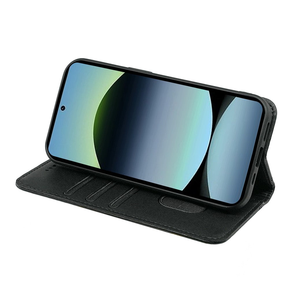 HX01 For Xiaomi Redmi Note 14S 4G Wallet Case Magnetic Closing PU Leather Phone Cover