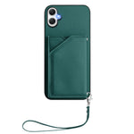 Til Samsung Galaxy A06 4G Etui Kortholder Støtteben Hudvenligt Telefoncover med Håndledsrem