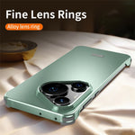 For Huawei Pura Pro / Pura 70 Pro+ Case PC + Silicone + Alloy Matte Phone Cover