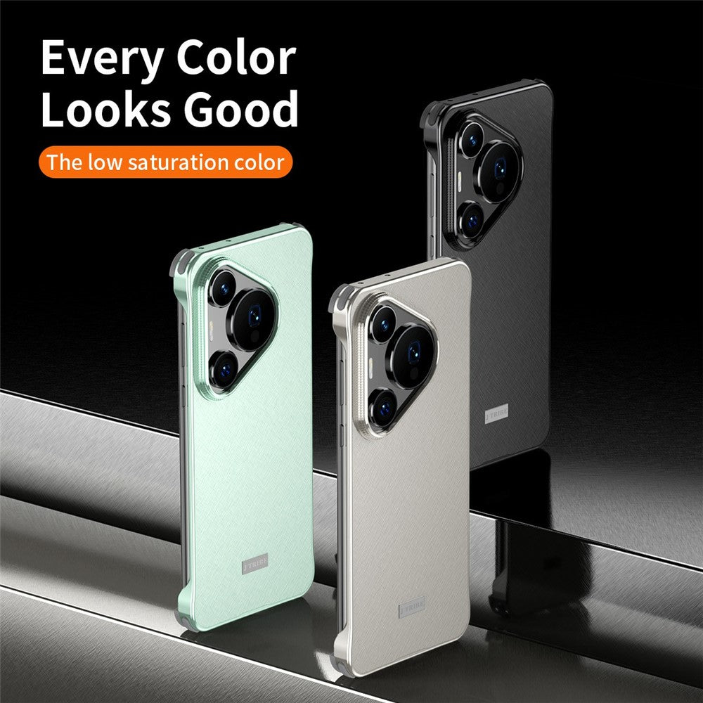 For Huawei Pura Pro / Pura 70 Pro+ Case PC + Silicone + Alloy Matte Phone Cover