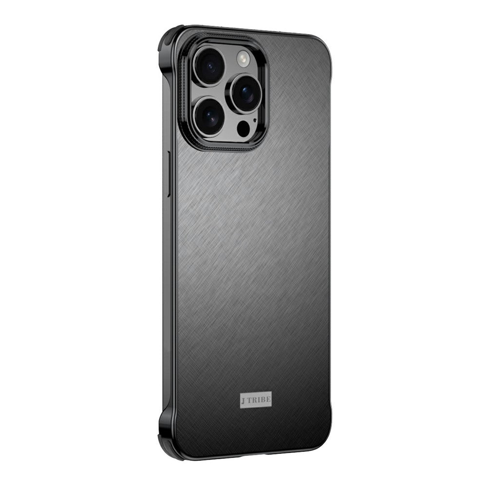 Til iPhone 15 Pro Max cover PC + silikone + legering mat telefoncover