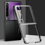 For Huawei Pura X Case Electroplating Transparent PC Phone Cover
