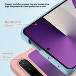 For Huawei Pura X Case Hinge Protection Skin-Touch PC Phone Cover