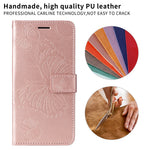 For Honor 400 Lite 5G Wallet Case Floral Butterfly Imprinted Leather Phone Cover Stand