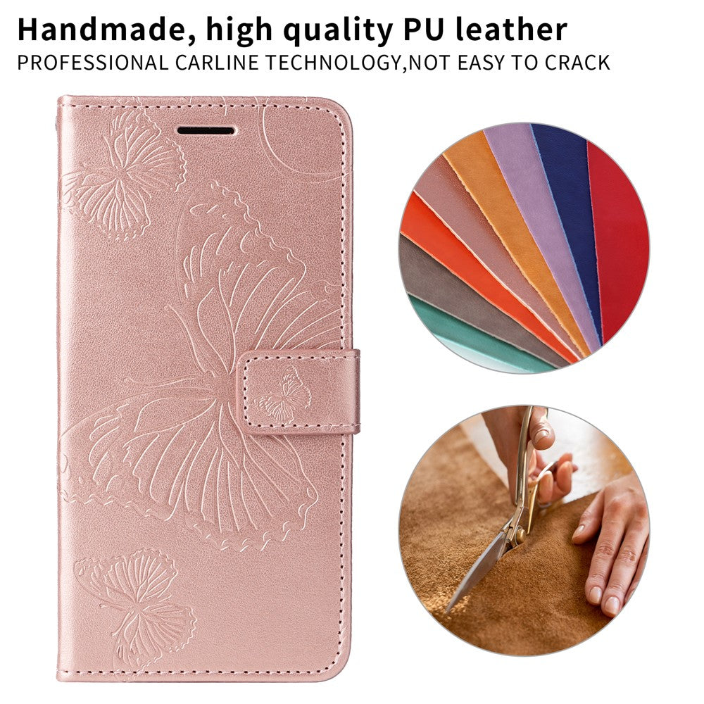 For Honor 400 Lite 5G Wallet Case Floral Butterfly Imprinted Leather Phone Cover Stand