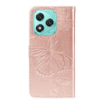 For Honor 400 Lite 5G Wallet Case Floral Butterfly Imprinted Leather Phone Cover Stand